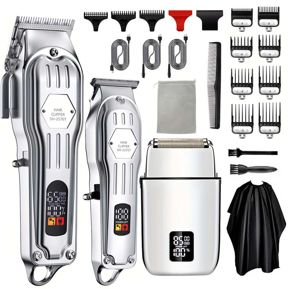 Home Barbershop - Profesjonalny zestaw maszynki do strzyżenia i
