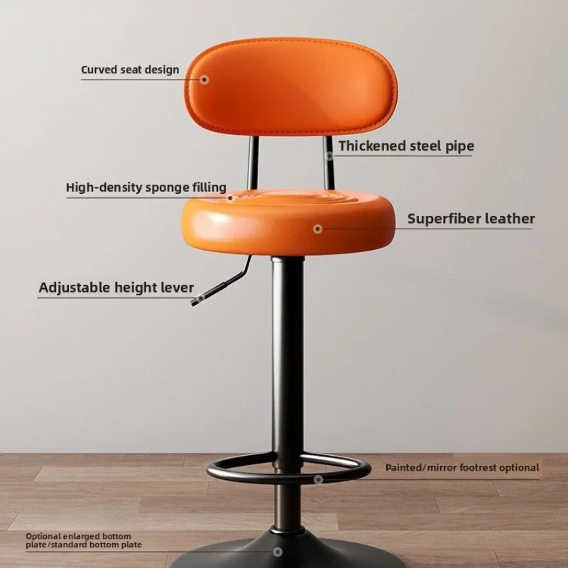 Home Bar Stools - Krzesło barowe dla influencera, domowe, z