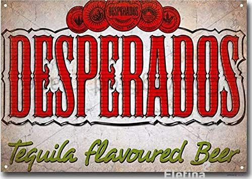 Home Bar And Coffee - Metalowy Znak - Desperados Tequila Piwo