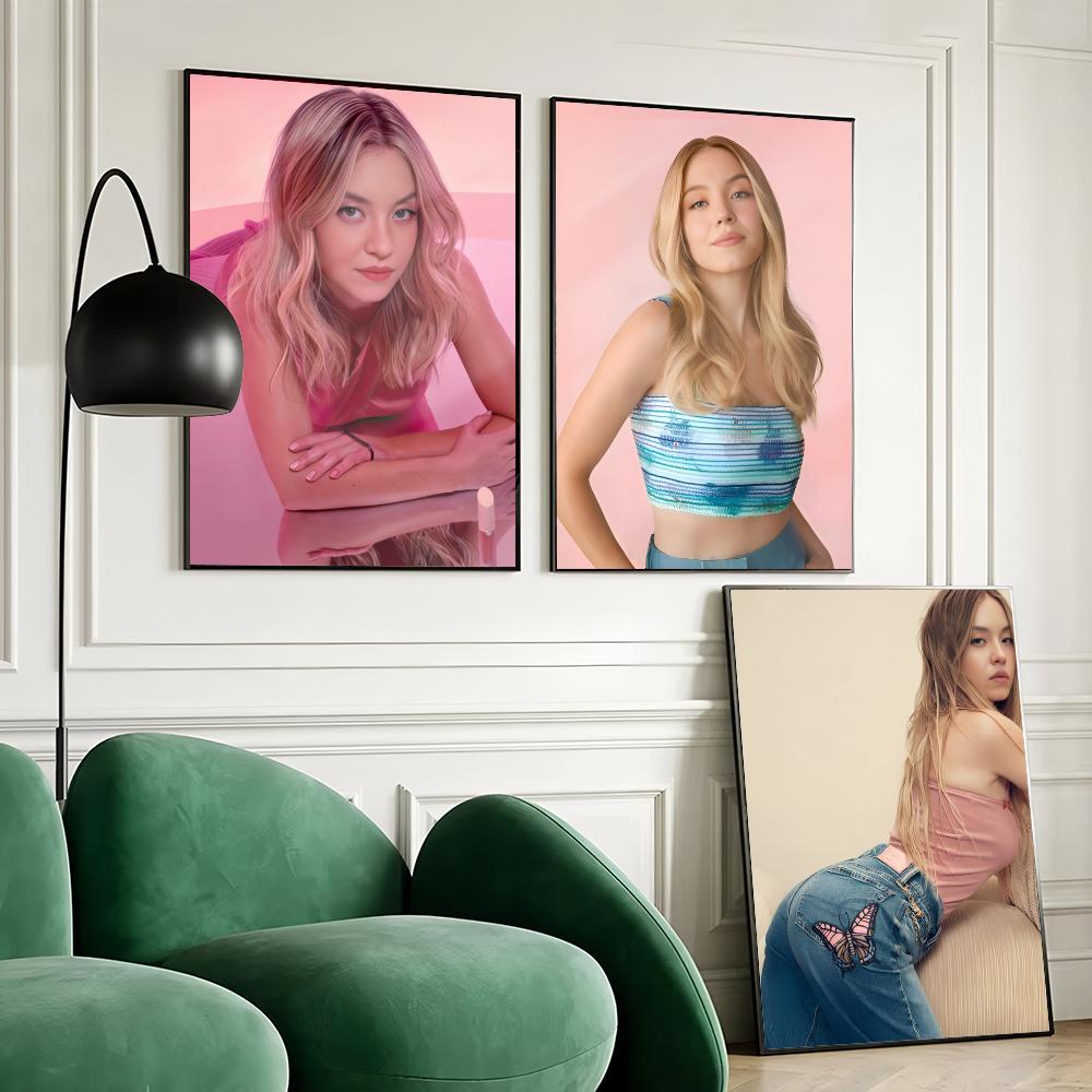 Home Bar Sydney - Sydney S-Sweeney Plakat Wodoodporna Naklejka Ścienna