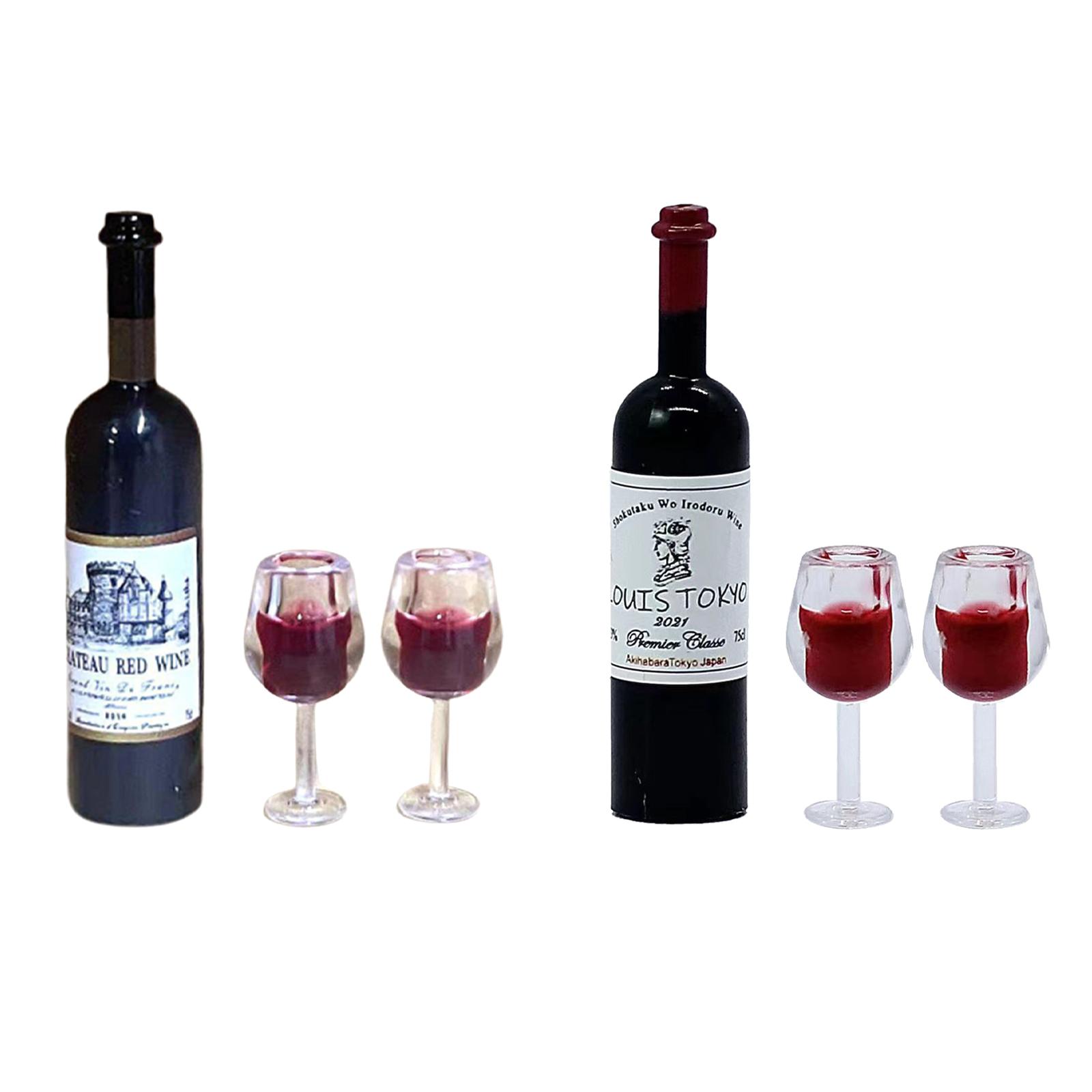 Home Bar Shelf - 1/12 skala domek dla lalek butelka