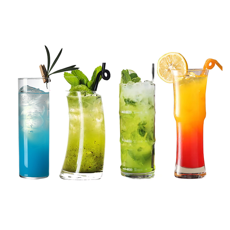 Highball Glass Set - Bezoljowe kreatywne szklanki highball z kryształowego