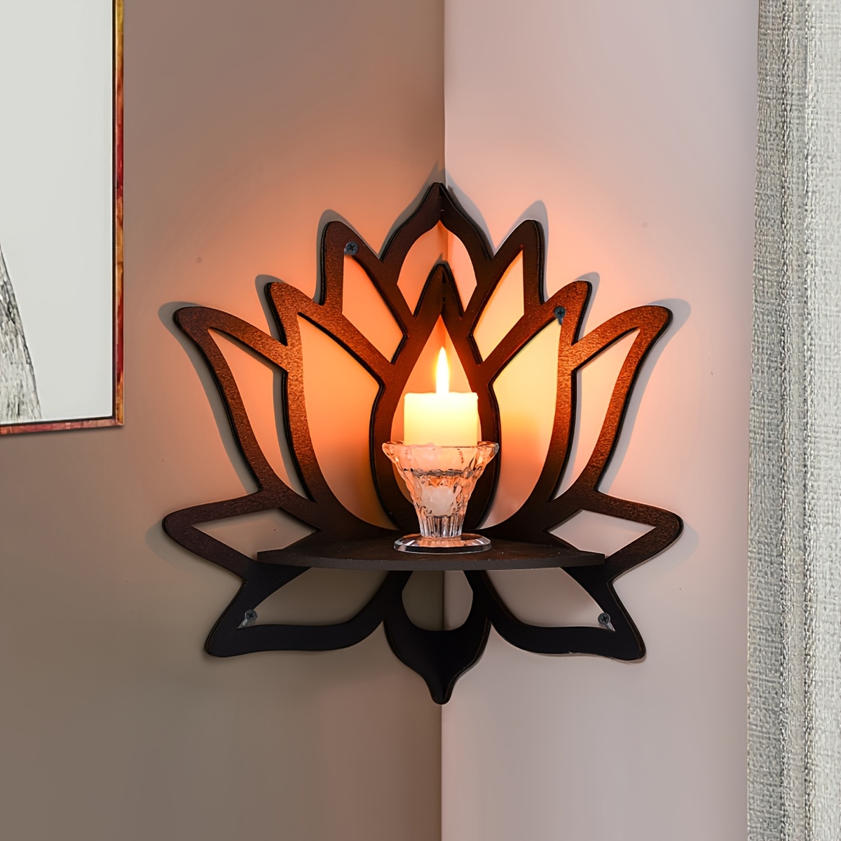 Home Bar Shelf - Półka narożna Lotus Corner, półka narożna