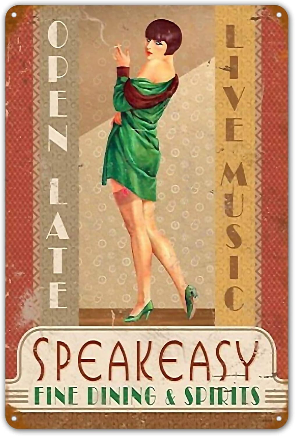 Speakeasy Vintage Metalowy Zna – Home Bar And Coffee recenzja i cena