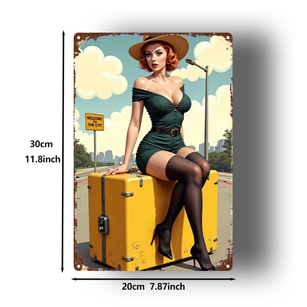 Vintage Beauty z metalową tabl – Home Bar And Kitchen recenzja i cena
