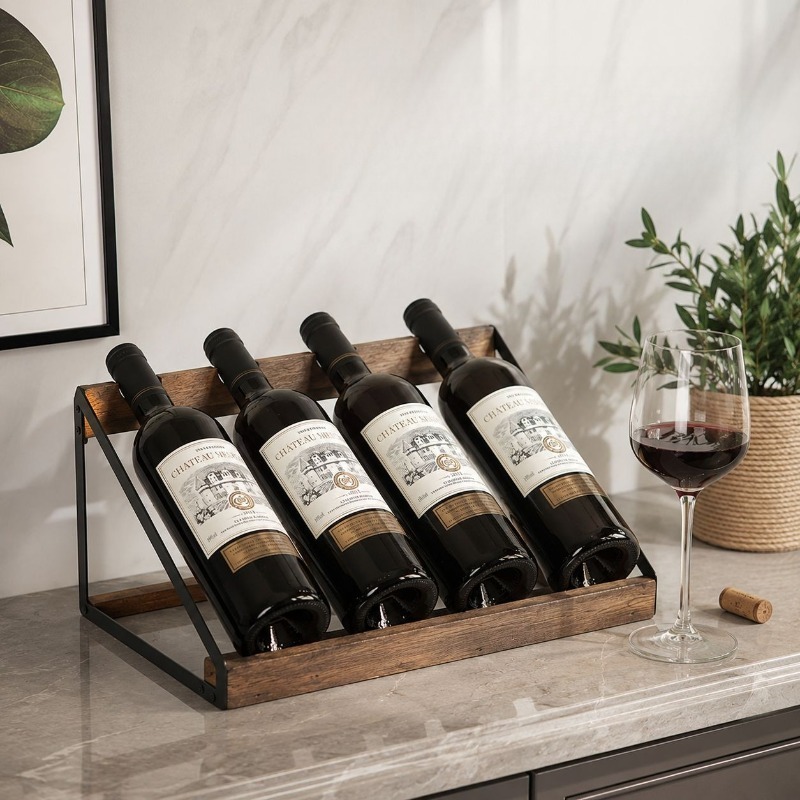 Drewniany stojak na wino do do – Home Bar Shelf recenzja i cena