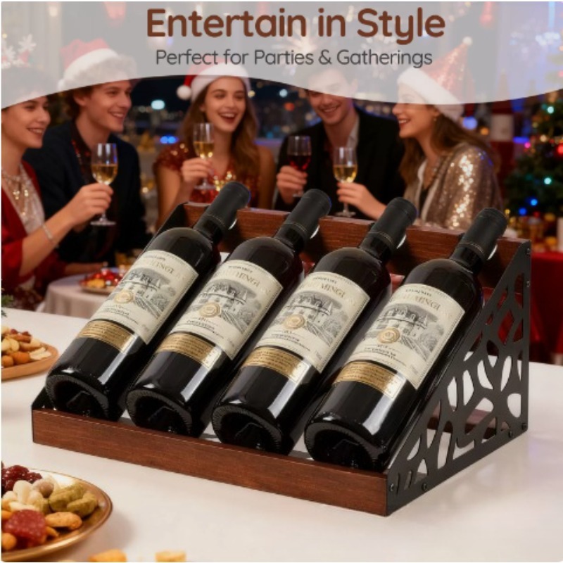 Drewniany stojak na wino do do – Home Bar Shelf recenzja i cena