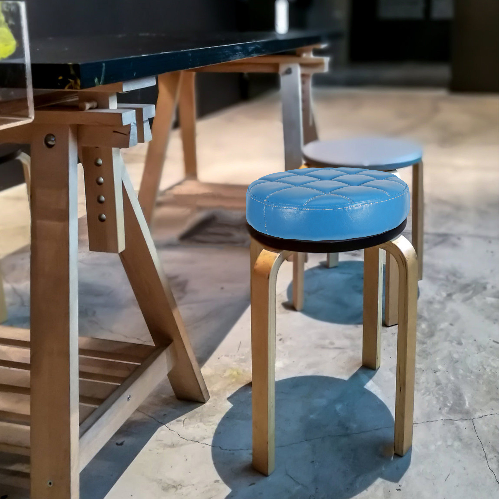 Okrągła poduszka siedziska z P – Home Bar Seating recenzja i cena