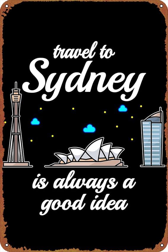 1 szt., Plakaty podróżnicze do – Home Bar Sydney recenzja i cena
