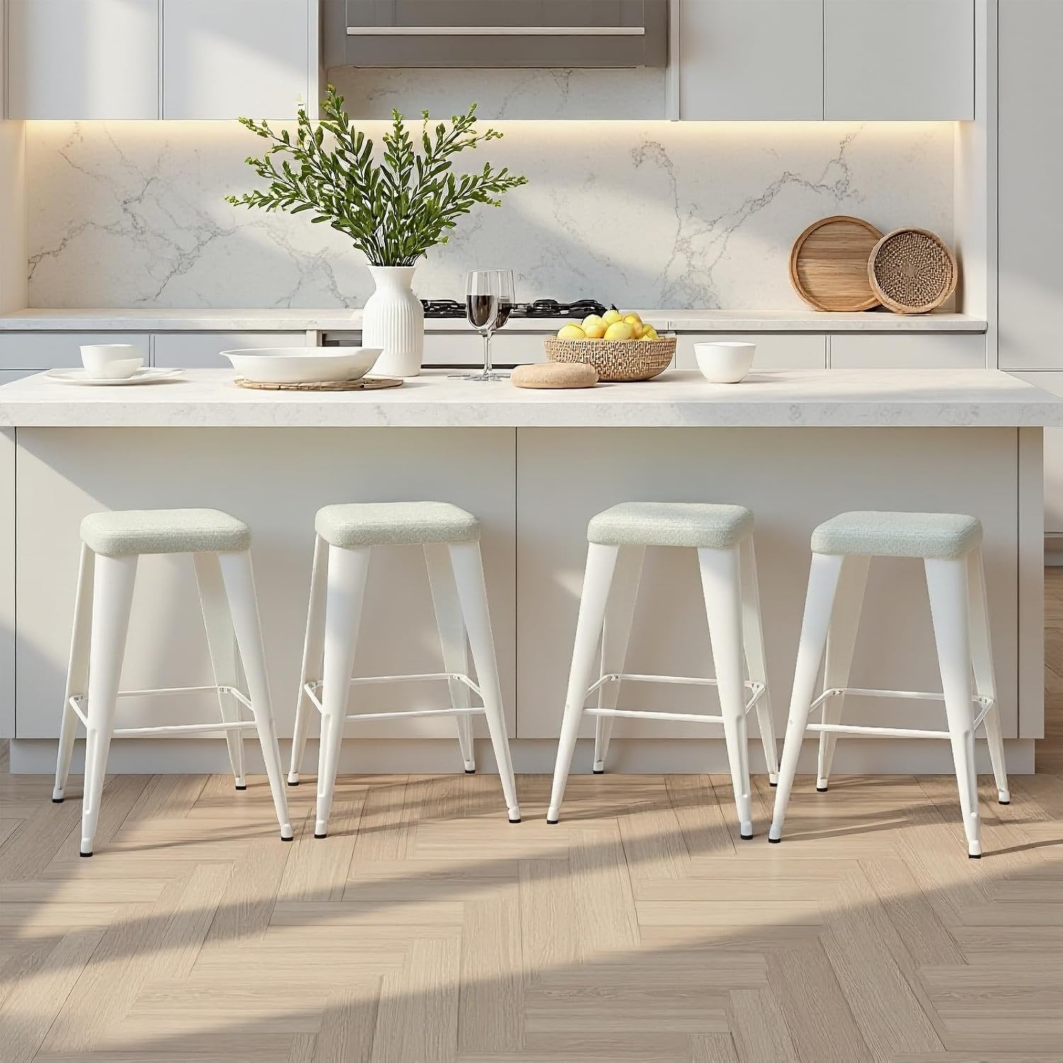 Zestaw 4 stołków barowych, sto – Home Bar Stools recenzja i cena