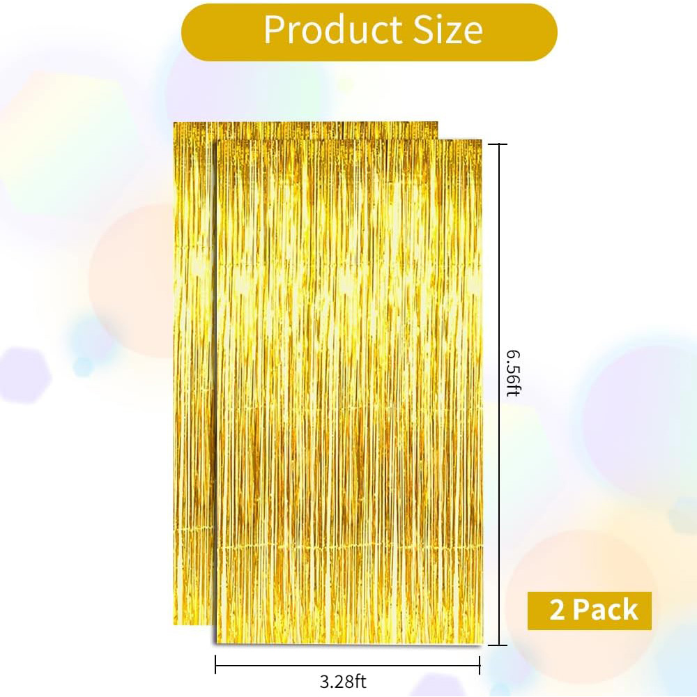 2 szt. Złote metaliczne frędzl – Home Bargains recenzja i cena
