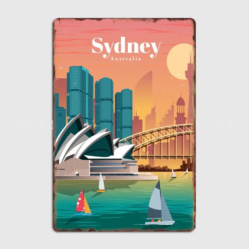 Plakat Metalowy Vintage z Moty – Home Bar Sydney recenzja i cena