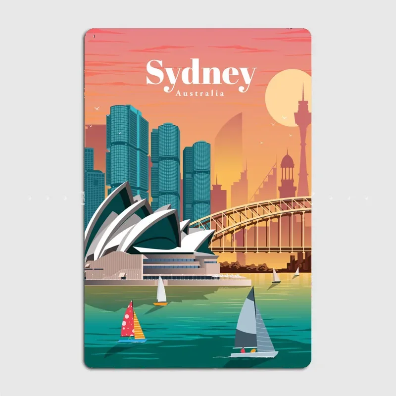 Plakat Metalowy Vintage z Moty – Home Bar Sydney recenzja i cena