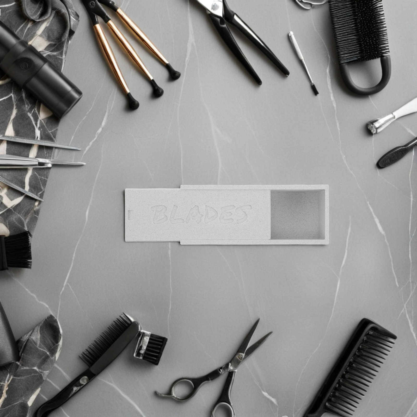 Biały dwukomorowy futerał na o – Home Barber recenzja i cena