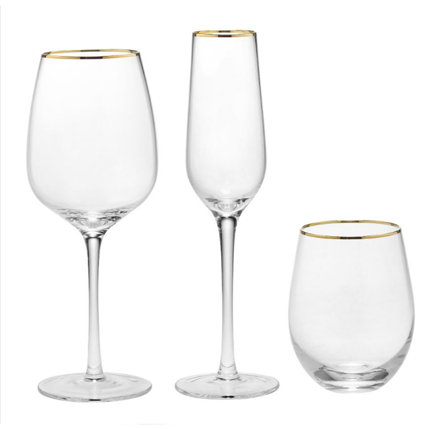 Złote szklanki highball z złot – Highball Glass Set recenzja i cena