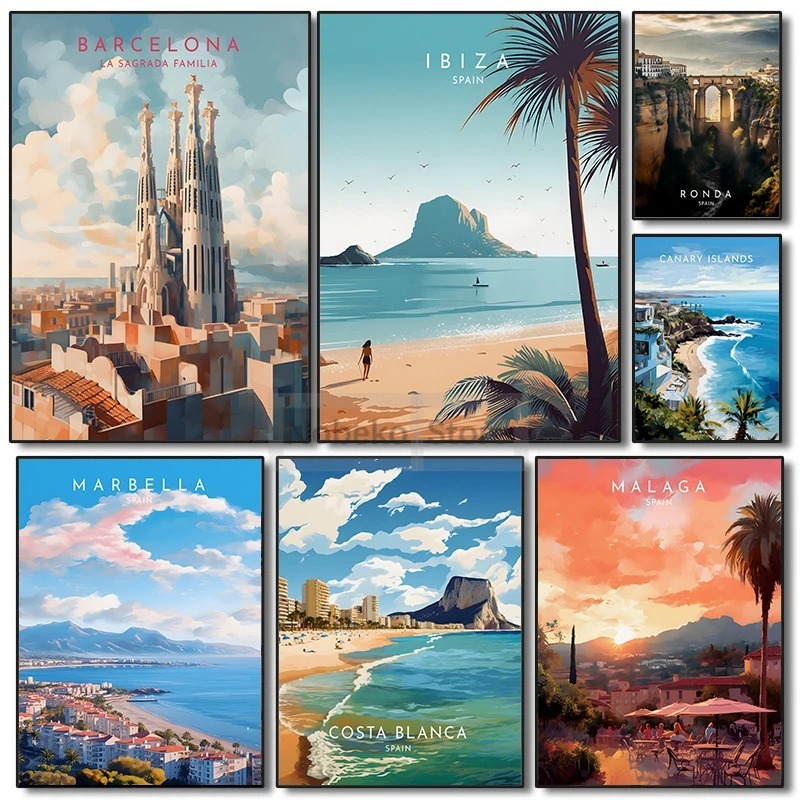 Hiszpania Plakat Podróżny Barc – Home Barcelona recenzja i cena