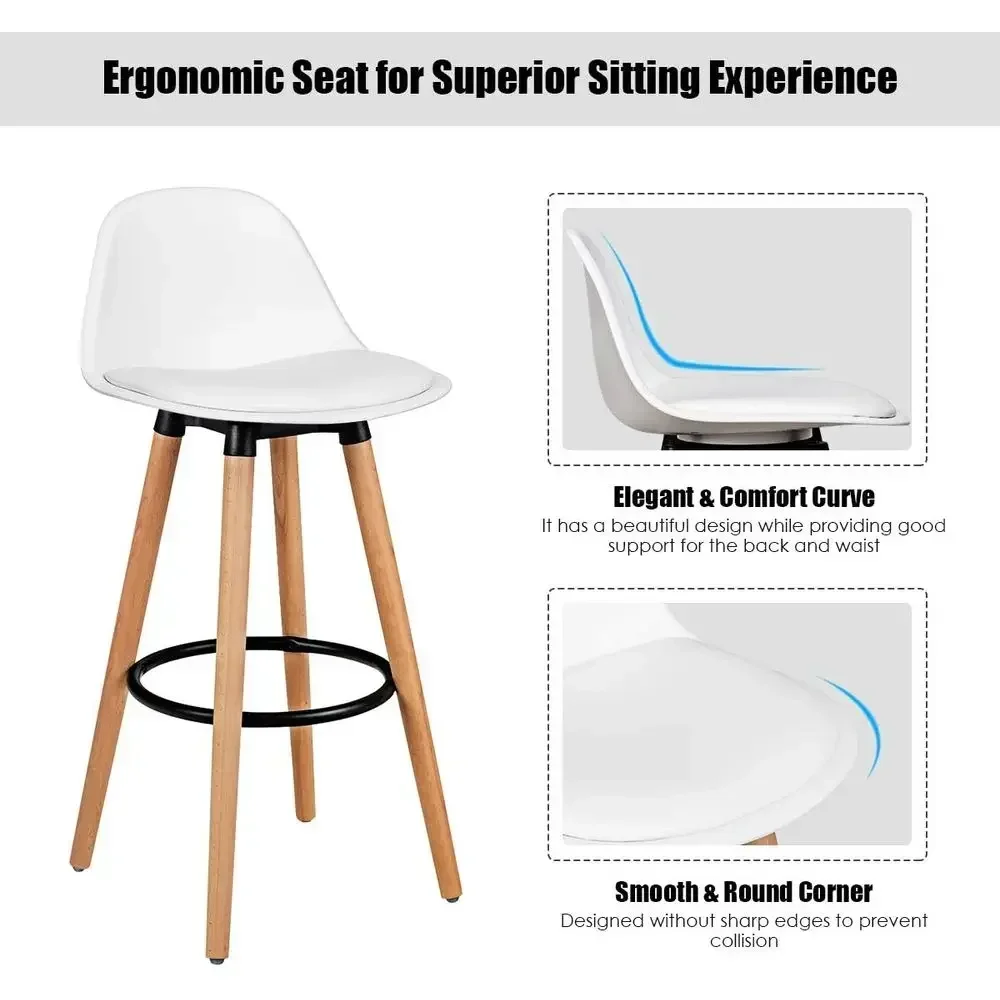 Zestaw 4 stołków barowych z si – Home Bar Stools recenzja i cena