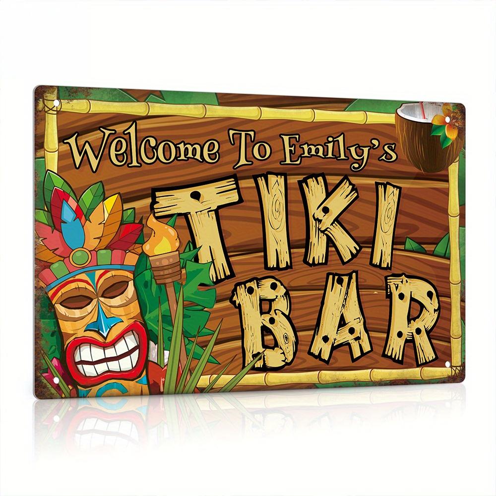 Personalizowany szyld Tiki Bar – Home Bar And Kitchen recenzja i cena