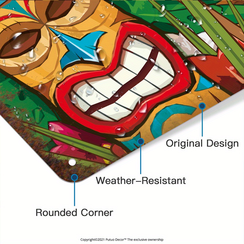 Personalizowany szyld Tiki Bar – Home Bar And Kitchen recenzja i cena