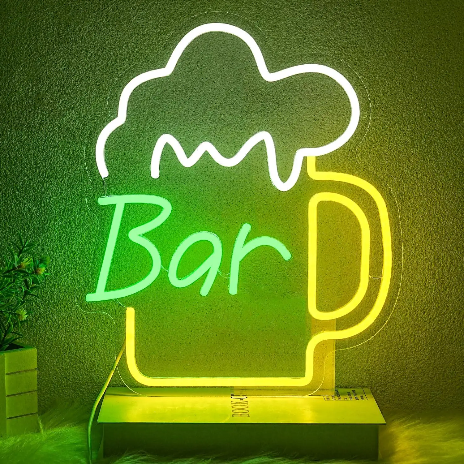 Neonowy szyld barowy z piwem,  – Home Bar And Kitchen recenzja i cena