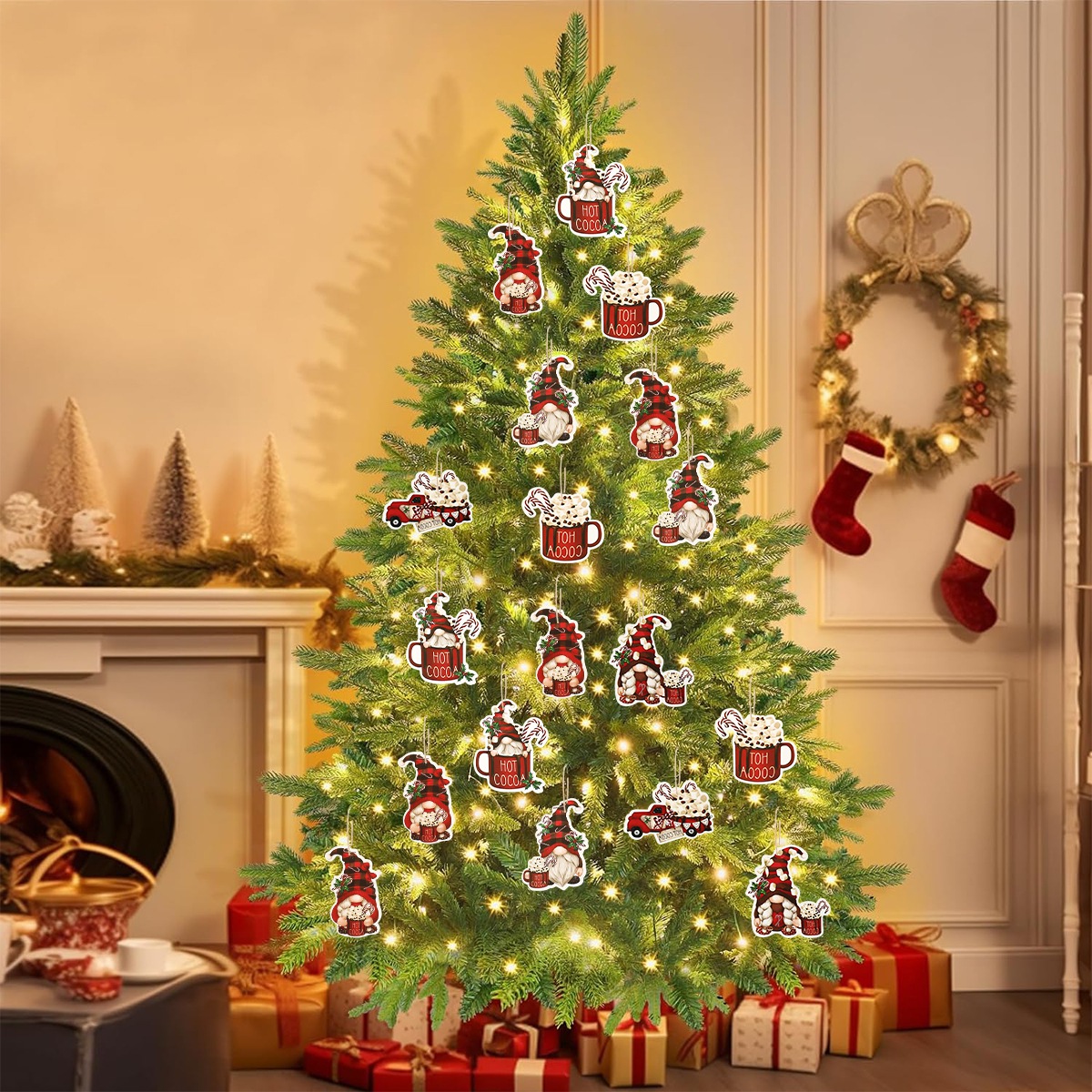12szt Boże Narodzenie Santa Gn – Home Bargains recenzja i cena