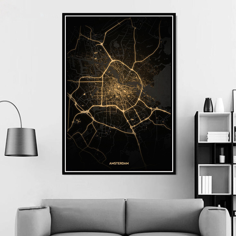 Plakat drukuje Amsterdam tokio – Home Barcelona recenzja i cena