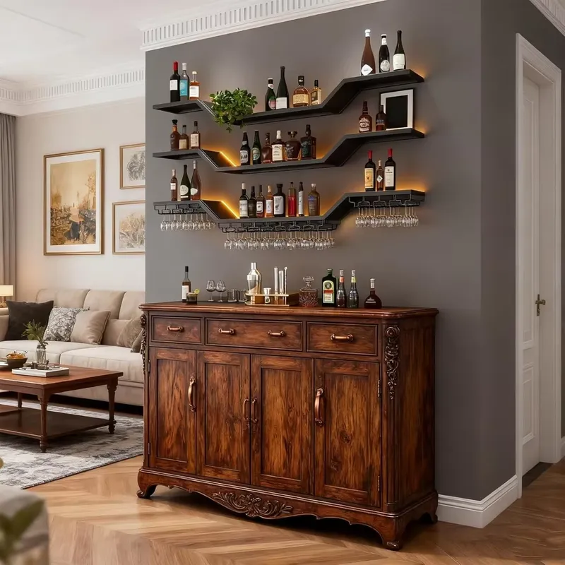 Półka na wino LED do montażu n – Home Bar Shelf recenzja i cena