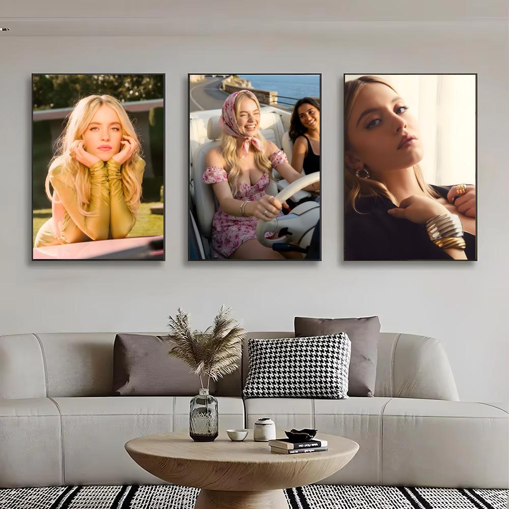 Plakat z Sydney Sweeney, grafi – Home Bar Sydney recenzja i cena