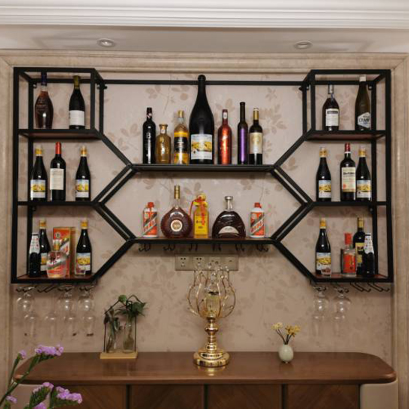 Metalowe półki Szafka na wino  – Home Bar Shelf recenzja i cena