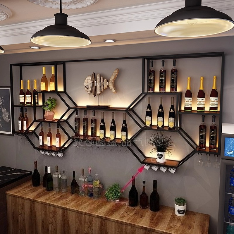 Metalowe półki Szafka na wino  – Home Bar Shelf recenzja i cena
