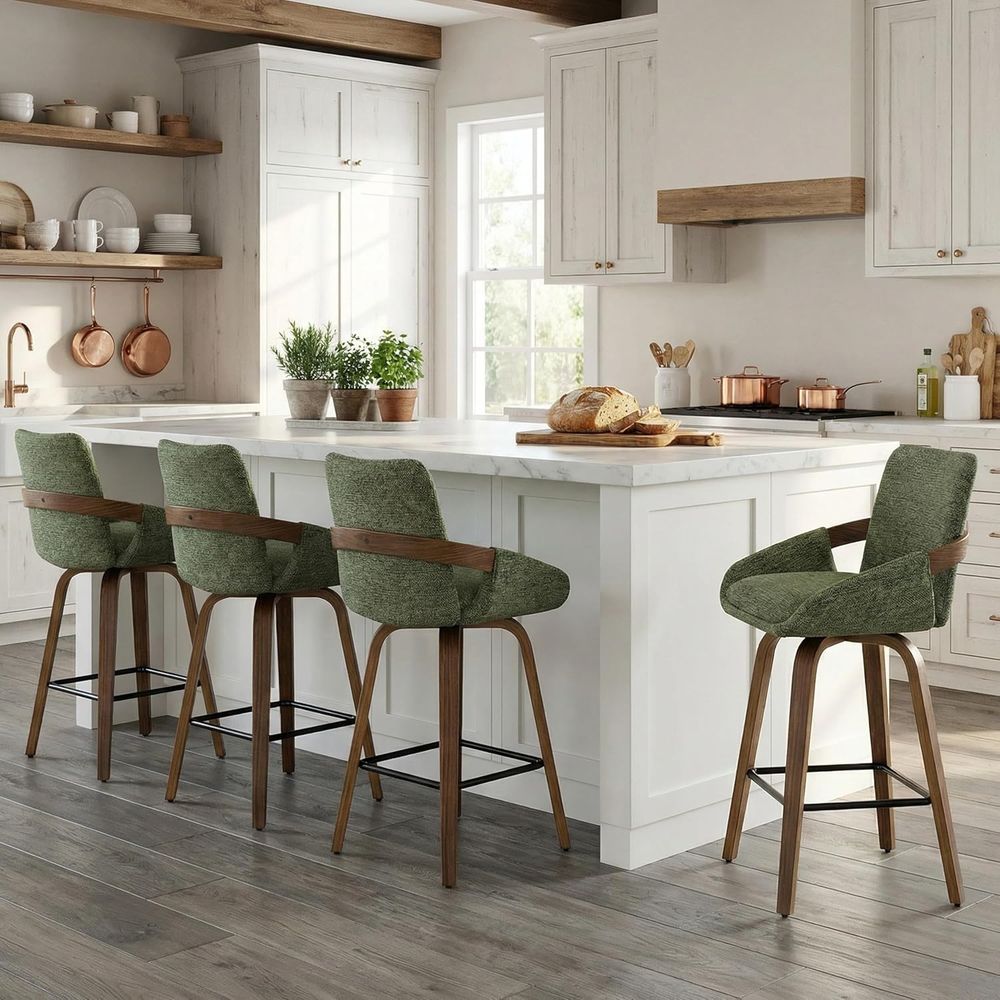 Zestaw 2 obrotowych stołków ba – Home Bar Seating recenzja i cena