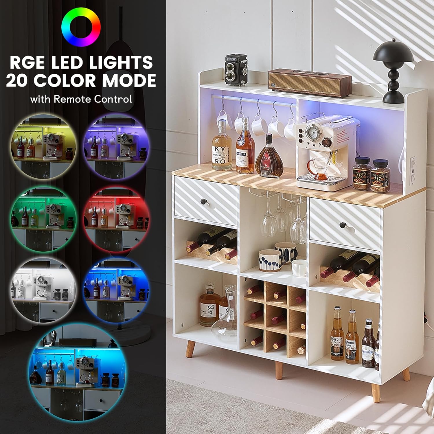 Szafka barowa na wino z gniazd – Home Bar Shelves recenzja i cena